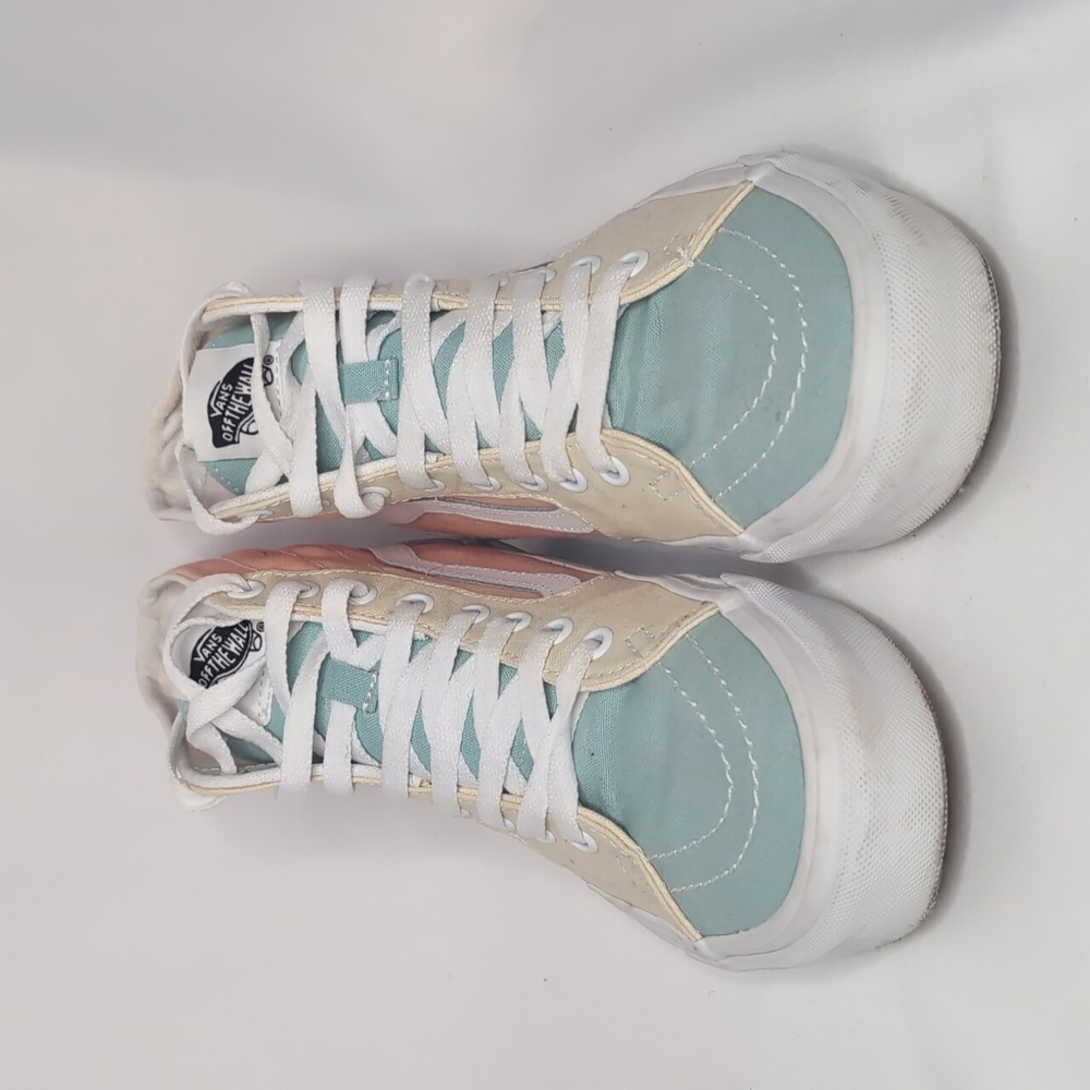 Vans Sk8 Hi Tampered Pastel Block Sneakers - Picture 7 of 12